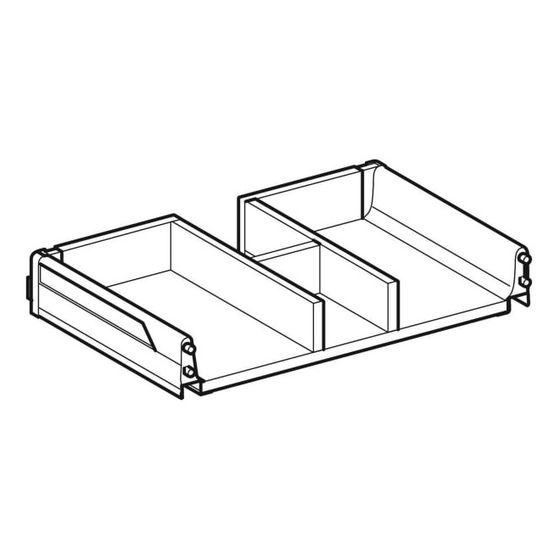 Geberit Schublade für Unterschrank für Waschtisch, Breite 60cm