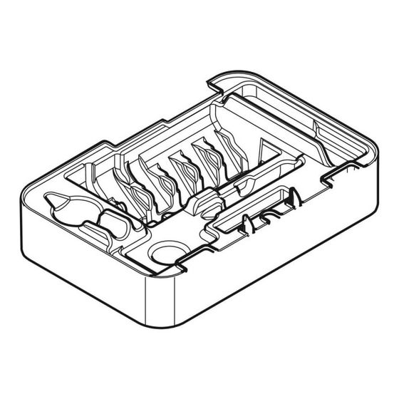Geberit Koffereinsatz 10C-II für Pressbacken Typ 2, Typ 3 ABS