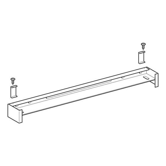 Geberit iCon Rahmen für Lichtspiegel, Breite 60cm