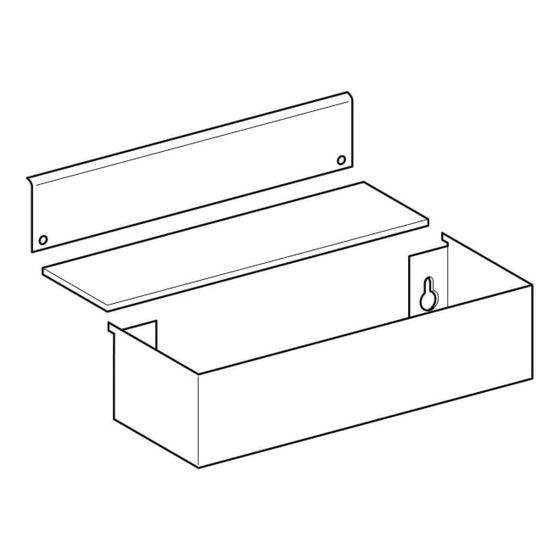 Geberit Staubox für Seitenschrank und Spiegelschrank Breite 60cm