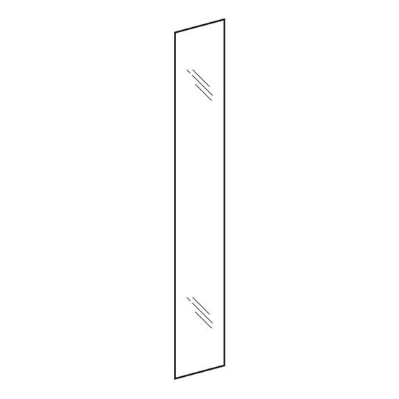 Geberit Spiegelstreifen für Spiegelschrank, Breite 60cm