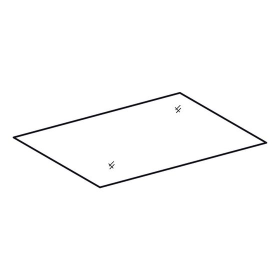Geberit Antirutschmatte für Seitenschrank, Breite 60cm
