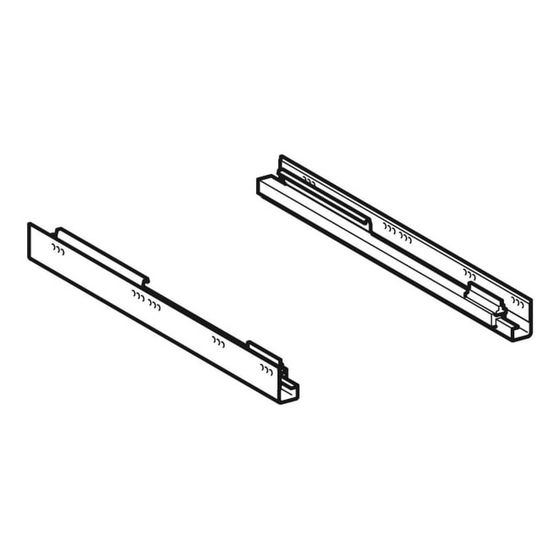 Geberit Set Schubladenschienen für Hocker