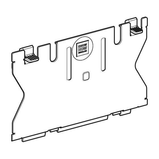Geberit Schutzplatte für Servoheber hydraulisch, für Sigma Unterputzspülkasten 12cm