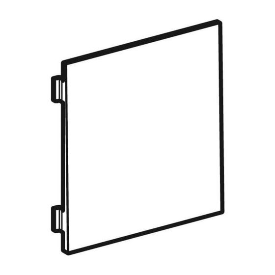 Geberit Infrarot-Fenster für Urinalsteuerung mit elektronischer Spülauslösung, Bolero Abdeckplatte