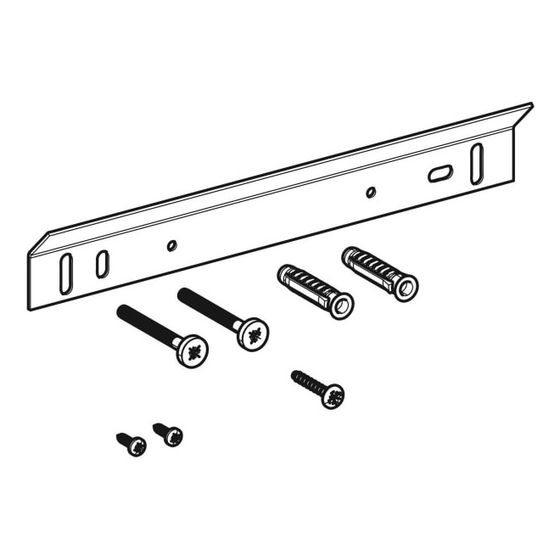 Geberit iCon Befestigungsmaterial für Seitenelement