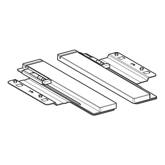 Geberit Set Druckschnapper mit Dämpfungsmechanismus