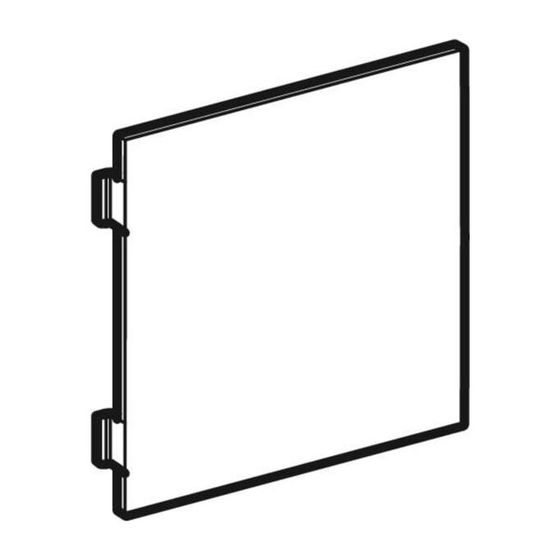 Geberit Typ 30 Abdeckplatte Infrarot-Fenster für Urinalsteuerung mit elektronischer Spülauslösung