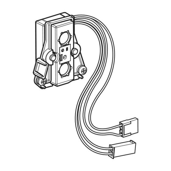 Geberit Sensorelektronik mit Adapter