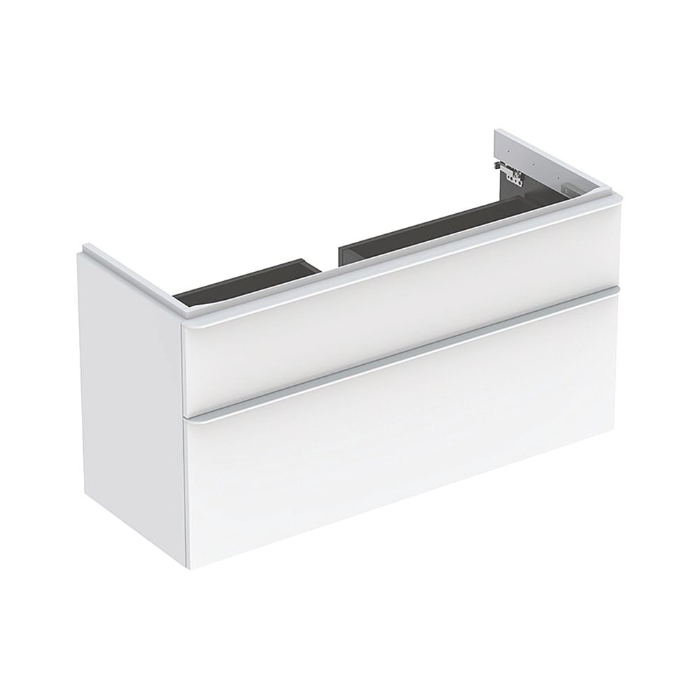 Geberit Smyle Square Unterschrank für Waschtisch, 2 Schubladen, 118,4x61,7x47cm, Wei... GEBERIT-500355001 4025416357032 (Abb. 1)