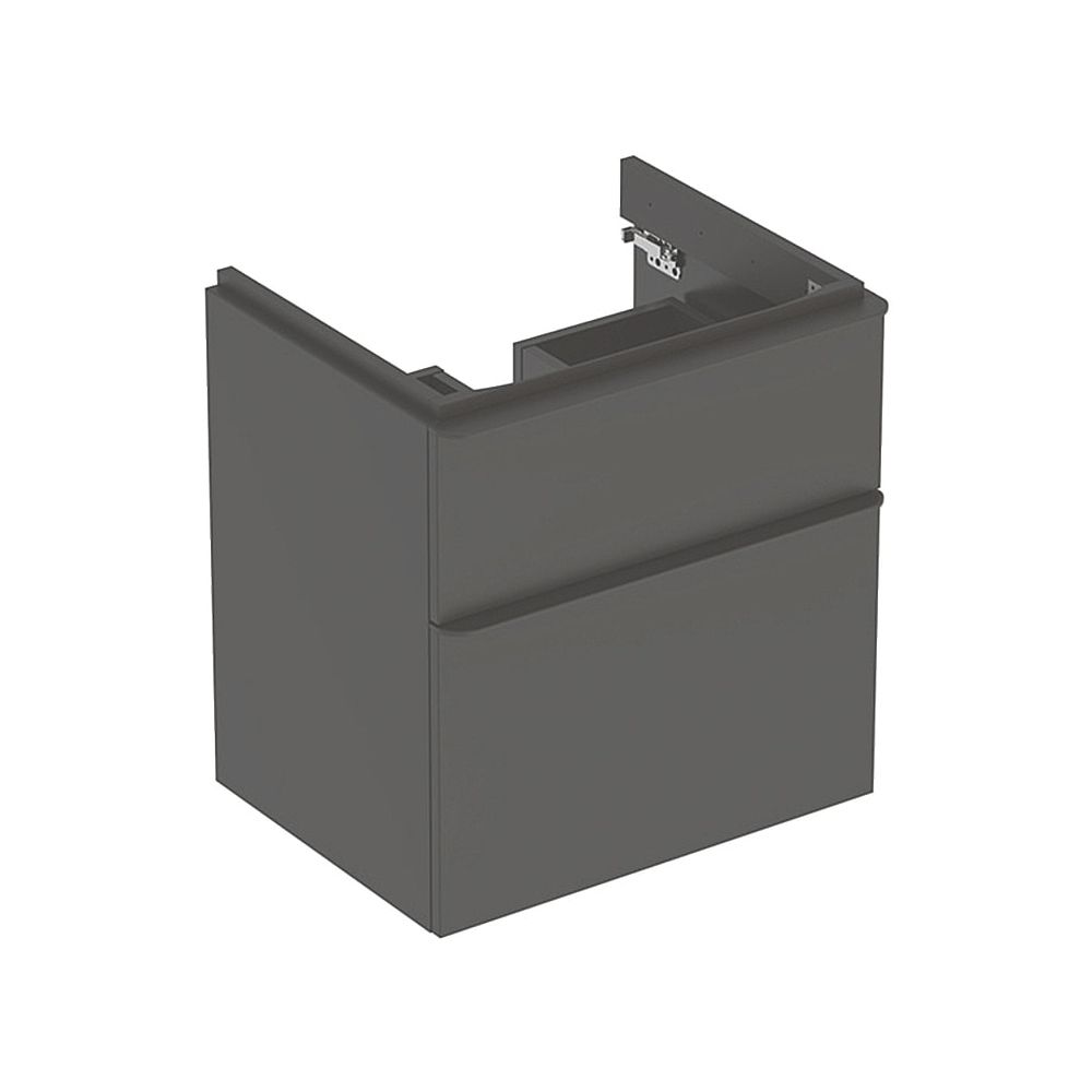 Geberit Smyle Square Unterschrank für Waschtisch, 2 Schubladen, 58,4x61,7x47cm, Lava... GEBERIT-500352JK1 4025416431558 (Abb. 1)