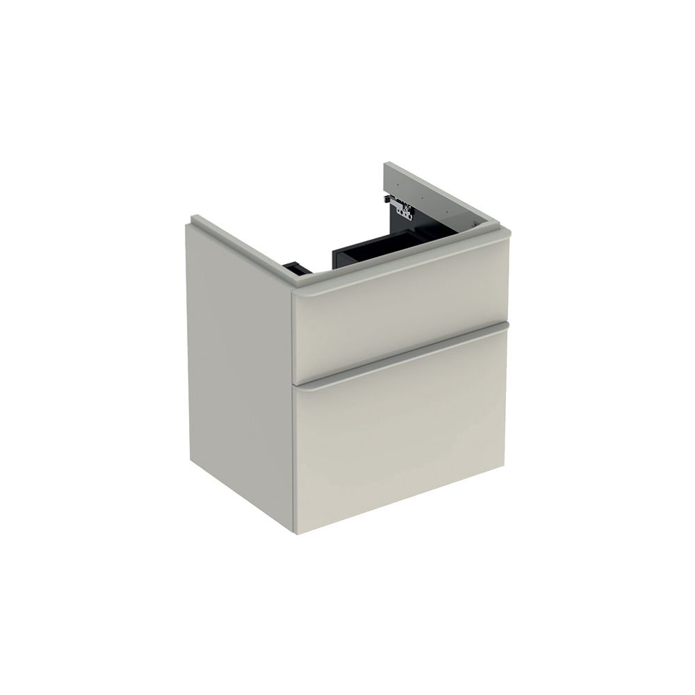 Geberit Smyle Square Unterschrank für Waschtisch, 2 Schubladen, 58,4x61,7x47cm, Sand... GEBERIT-500352JL1 4025416363378 (Abb. 2)