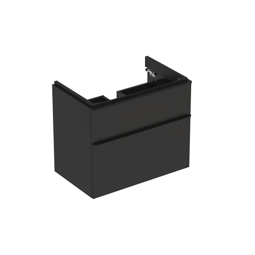 Geberit Smyle Square Unterschrank für Waschtisch, 2 Schubladen, 73,4x61,7x47cm, Lava... GEBERIT-500353JK1 4025416363422 (Abb. 2)