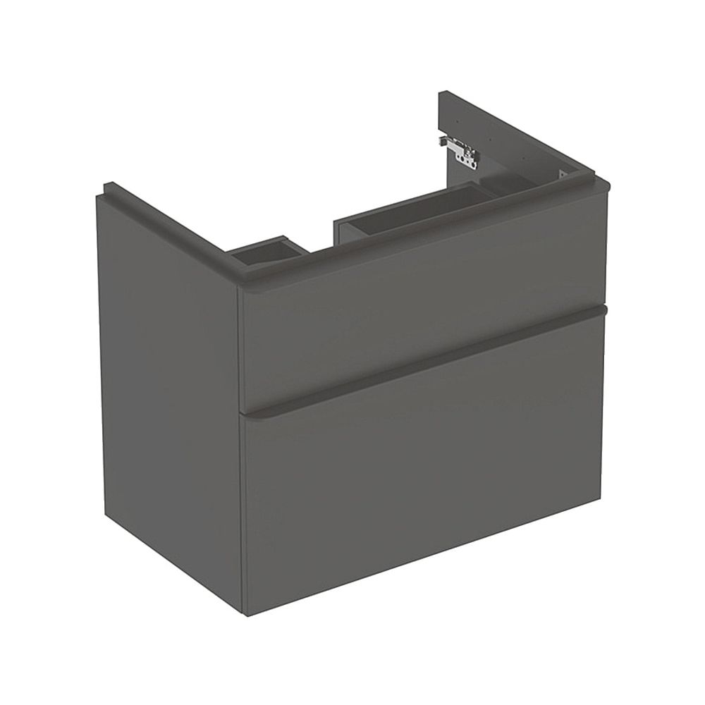 Geberit Smyle Square Unterschrank für Waschtisch, 2 Schubladen, 73,4x61,7x47cm, Lava... GEBERIT-500353JK1 4025416363422 (Abb. 1)