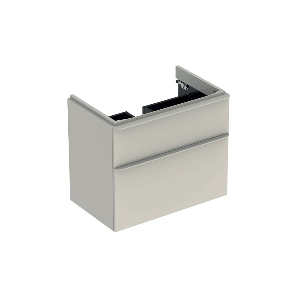 Geberit Smyle Square Unterschrank für Waschtisch, 2 Schubladen, 73,4x61,7x47cm, Sand... GEBERIT-500353JL1 4025416432128 (Abb. 2)