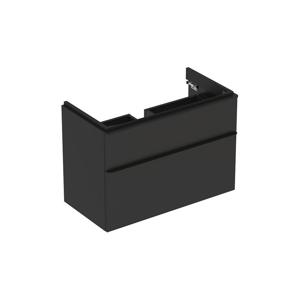 Geberit Smyle Square Unterschrank für Waschtisch, 2 Schubladen, 88,4x61,7x47cm, Lava... GEBERIT-500354JK1 4025416433576 (Abb. 2)