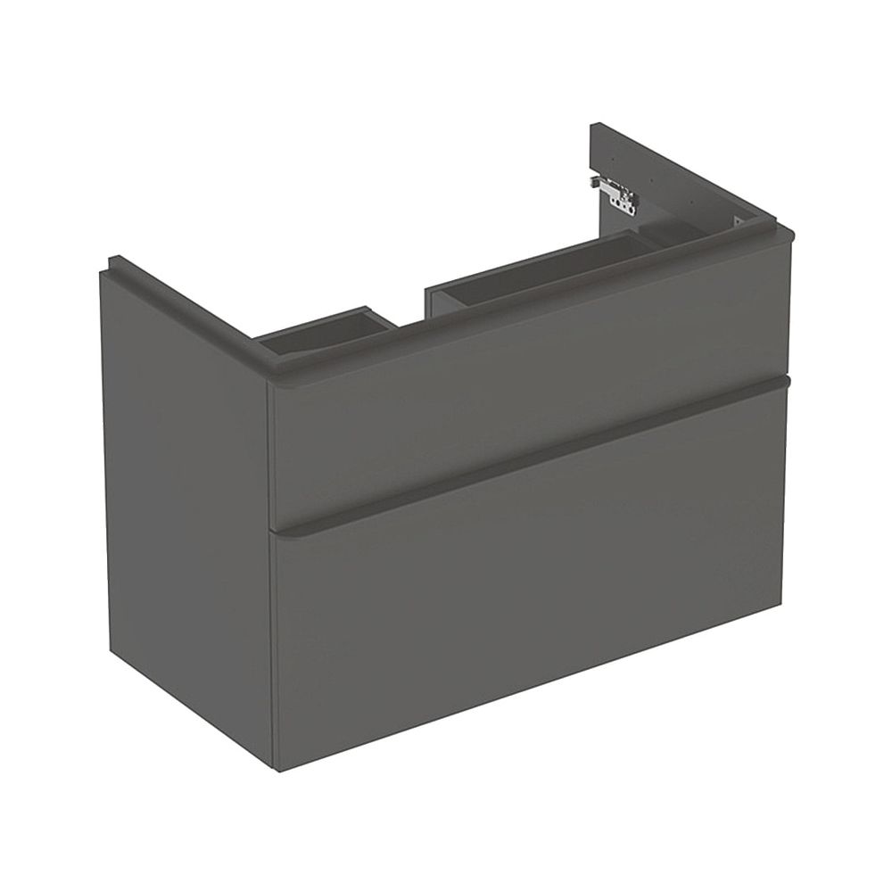 Geberit Smyle Square Unterschrank für Waschtisch, 2 Schubladen, 88,4x61,7x47cm, Lava... GEBERIT-500354JK1 4025416433576 (Abb. 1)