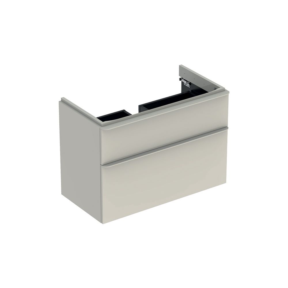 Geberit Smyle Square Unterschrank für Waschtisch, 2 Schubladen, 88,4x61,7x47cm, Sand... GEBERIT-500354JL1 4025416353843 (Abb. 2)