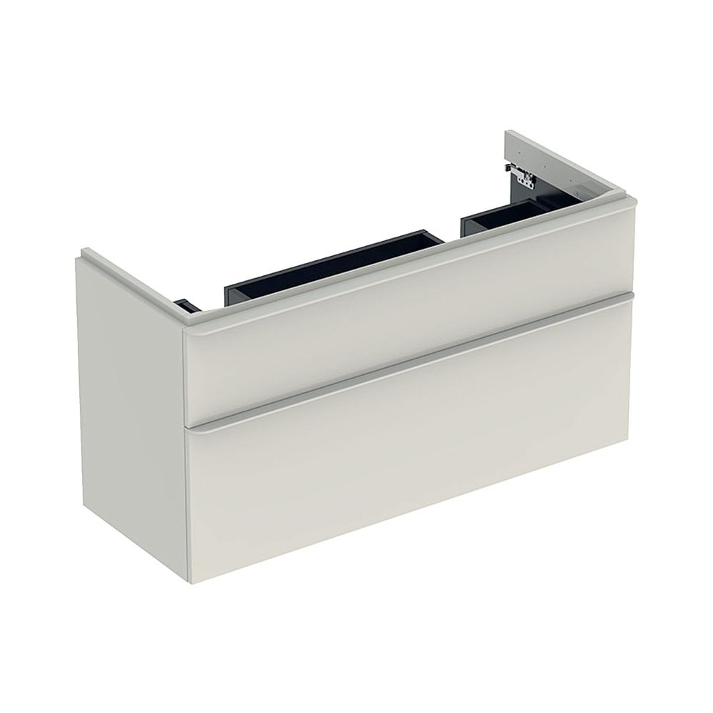 Geberit Smyle Square Unterschrank für Doppelwaschtisch 2 Schubladen 118,4x61,7x47cm ... GEBERIT-500356JL1 4025416430384 (Abb. 1)