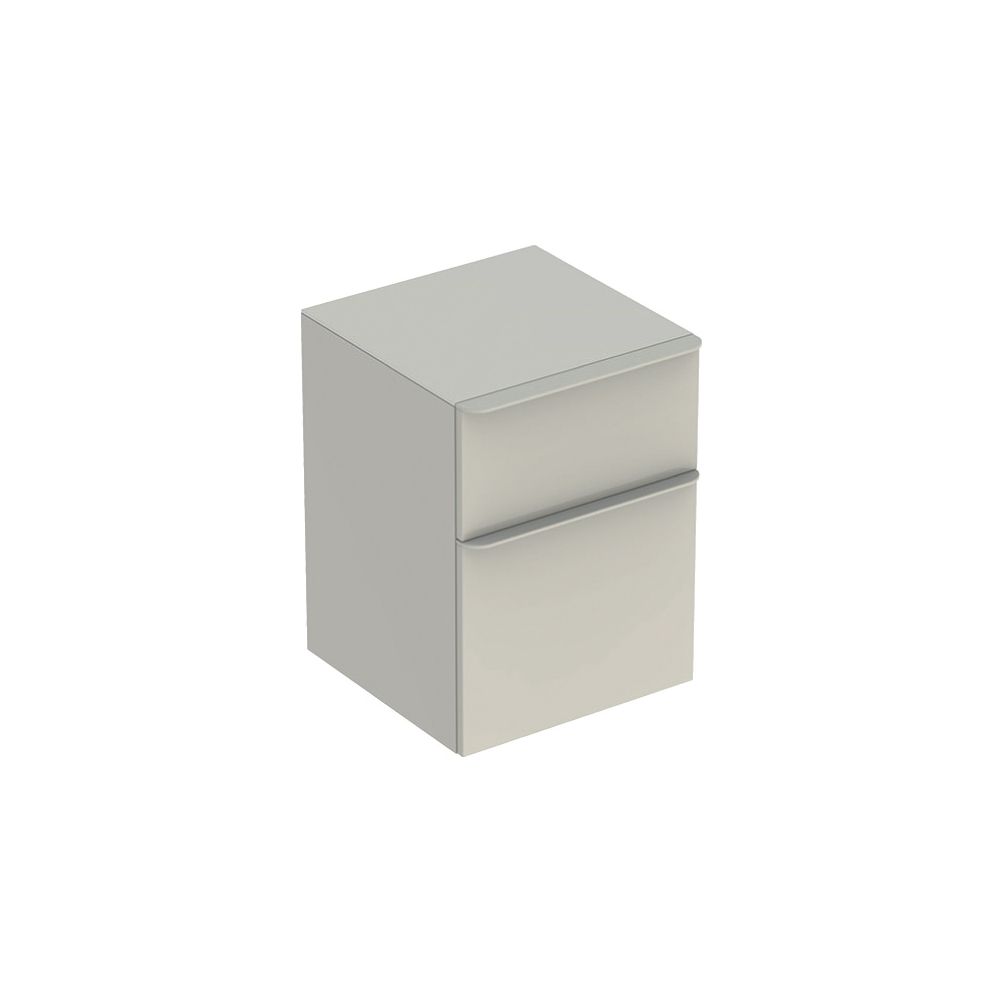 Geberit Smyle Square Seitenschrank 2 Schubladen, 45x60x47cm, Sandgrau lackiert hochg... GEBERIT-500357JL1 4025416437314 (Abb. 2)