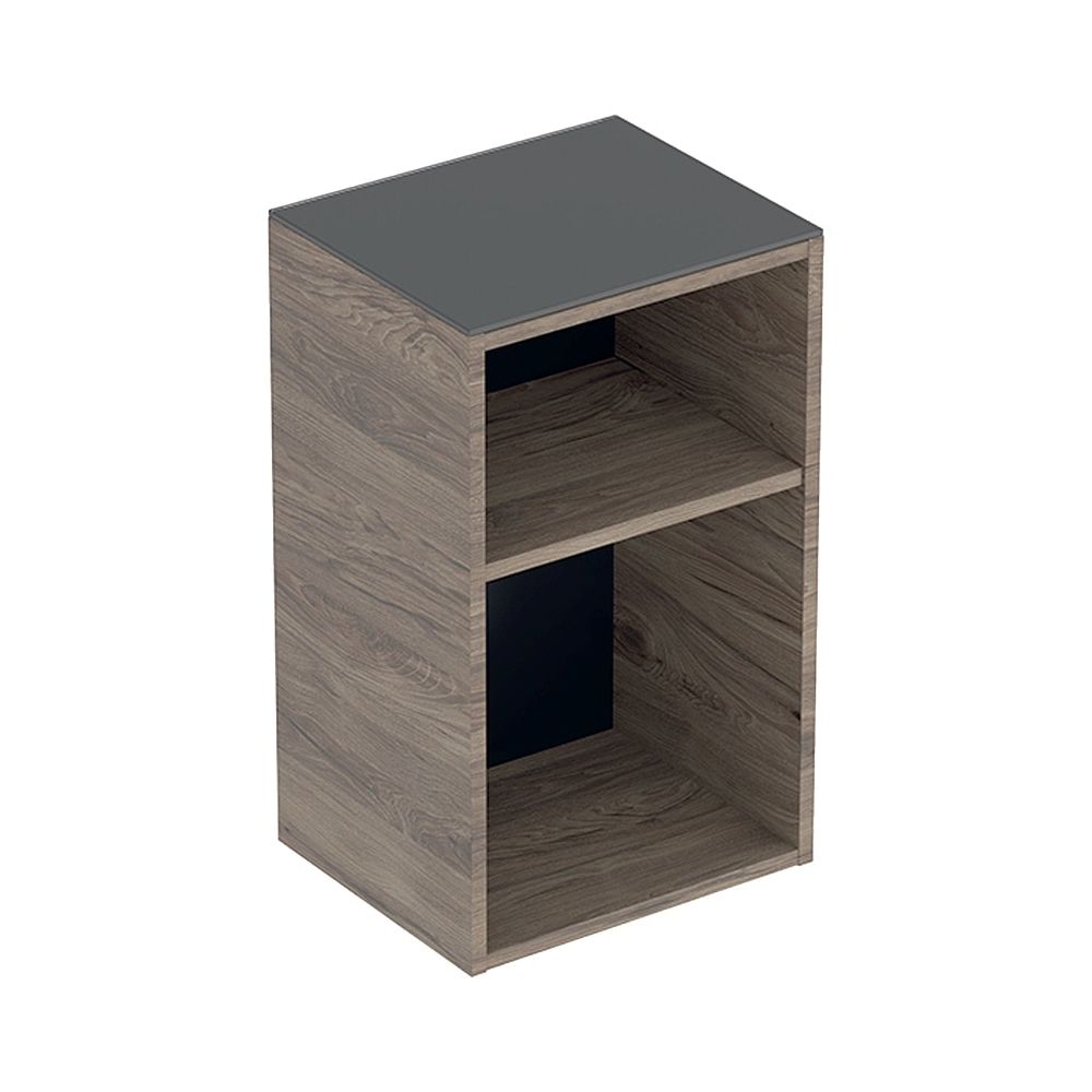 Geberit Smyle Square Seitenschrank offen, 36x60x29,9cm, Nussbaum hickory Melamin Hol... GEBERIT-500358JR1 4025416383284 (Abb. 1)