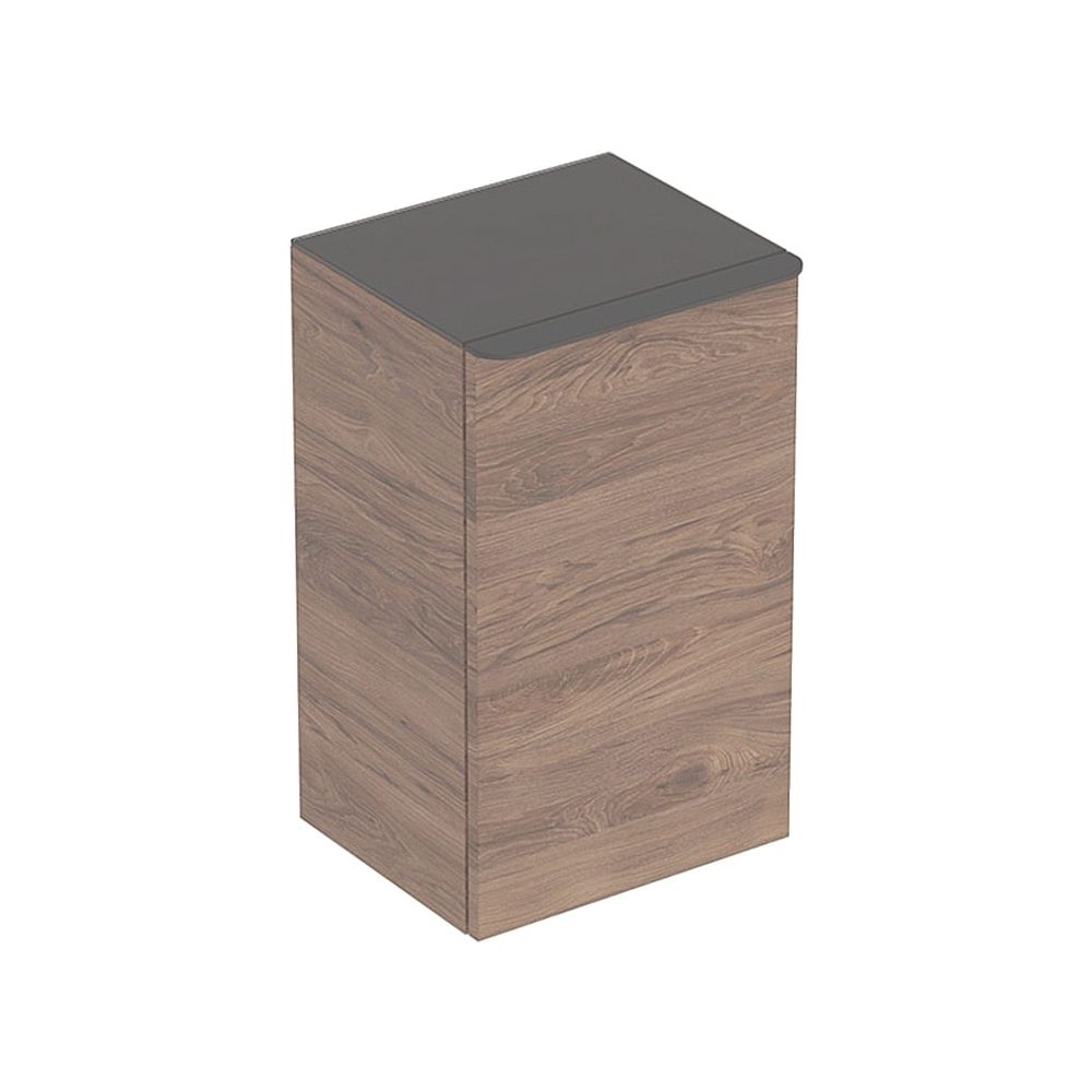 Geberit Smyle Square Seitenschrank, 1 Tür, 36x60x32,6cm, Nussbaum/Melamin Holzstrukt... GEBERIT-500359JR1 4025416352877 (Abb. 1)