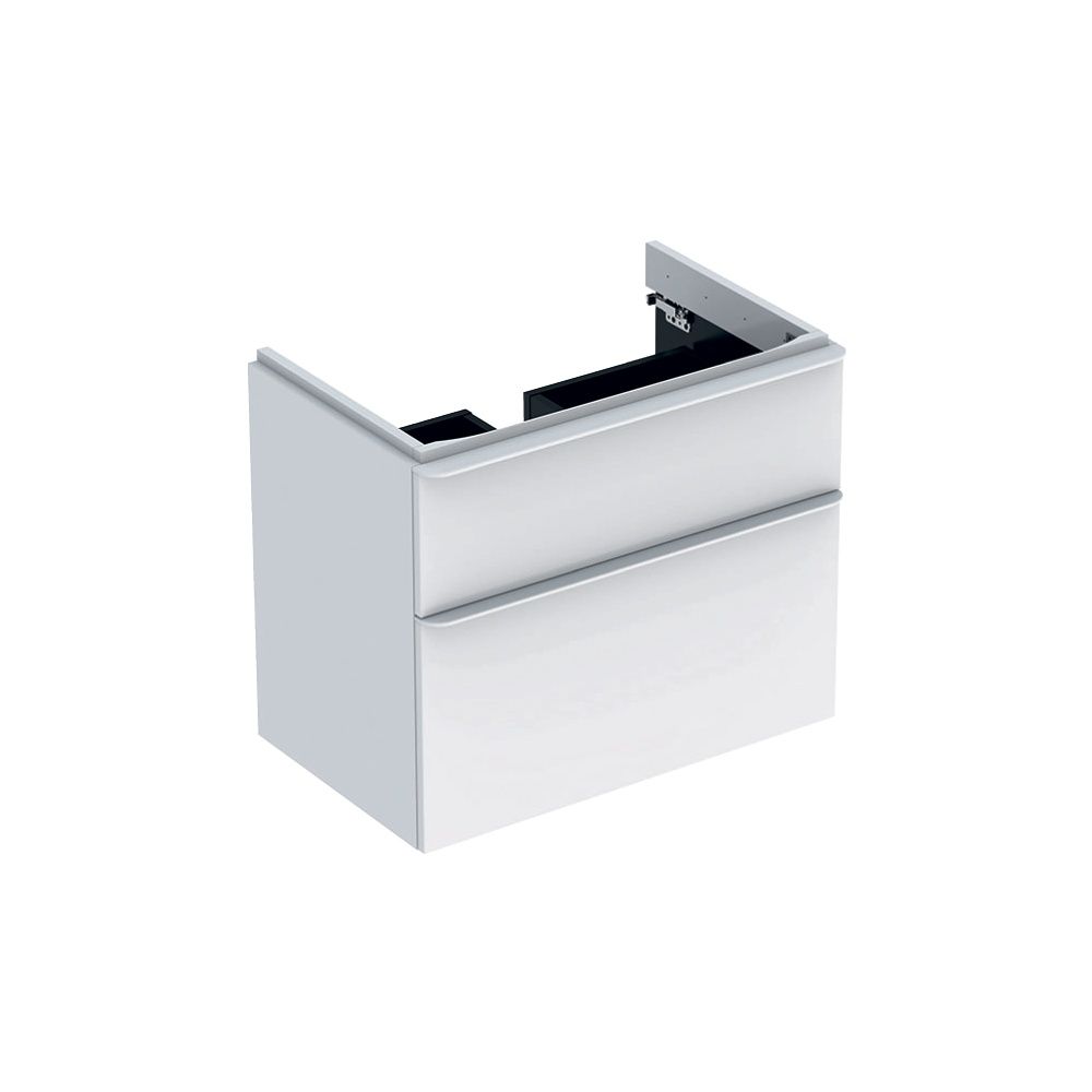 Geberit Smyle Square Unterschrank für Waschtisch, 2 Schubladen, 73,4x61,7x47cm, Weiß... GEBERIT-500353001 4025416363095 (Abb. 2)