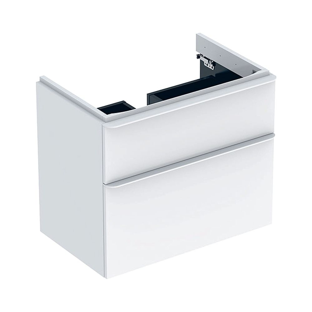 Geberit Smyle Square Unterschrank für Waschtisch, 2 Schubladen, 73,4x61,7x47cm, Weiß... GEBERIT-500353001 4025416363095 (Abb. 1)