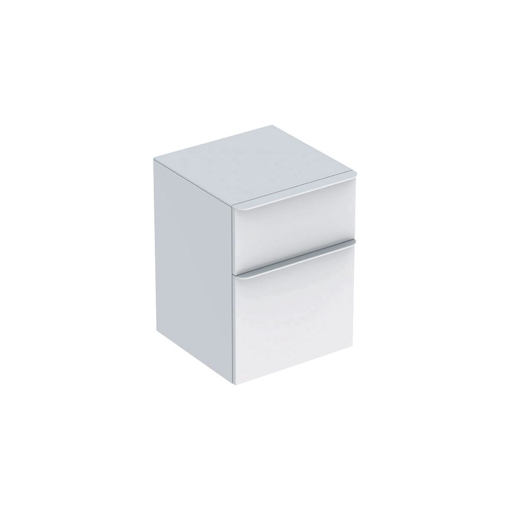 Geberit Smyle Square Seitenschrank 2 Schubladen, 45x60x47cm, Weiß lackiert hochglänz... GEBERIT-500357001 4025416354277 (Abb. 2)