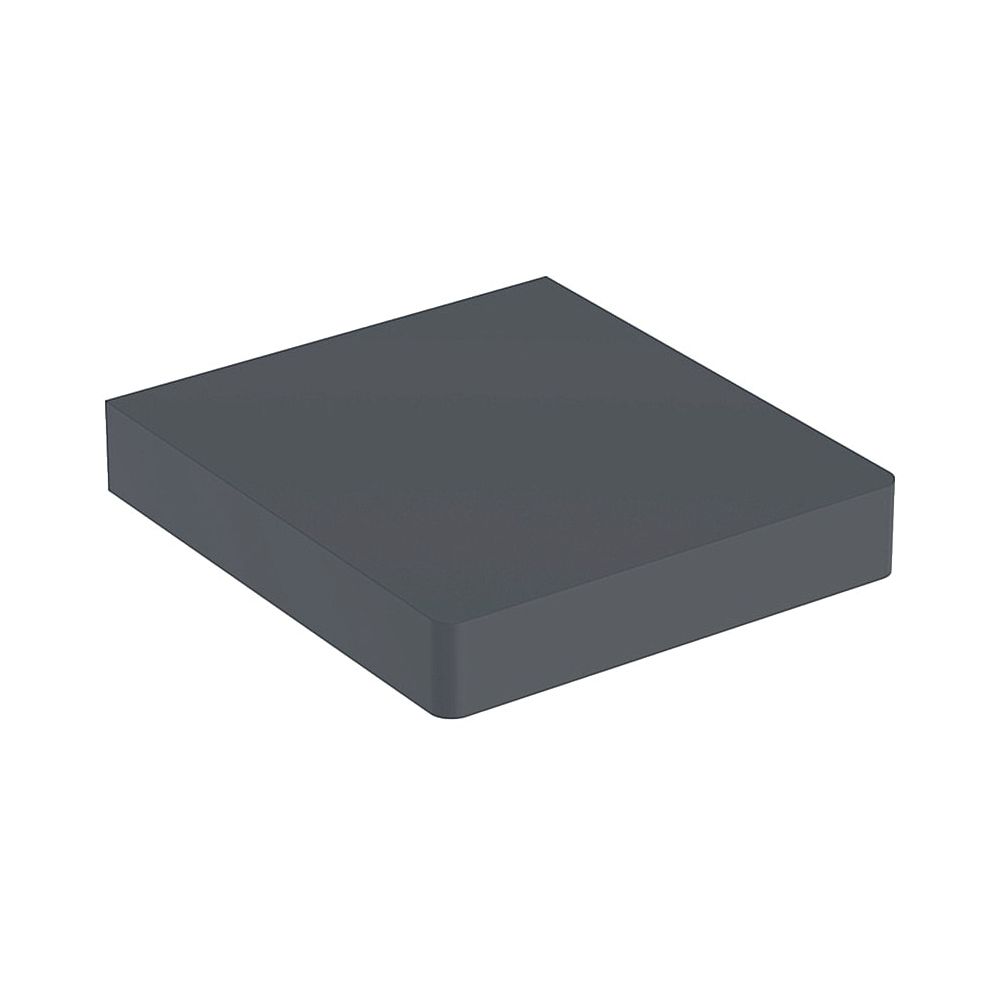 Geberit Renova Comfort Abdeckplatte 27,3x5x30,2cm, Graphit lackiert matt... GEBERIT-808627000 4022009318012 (Abb. 1)