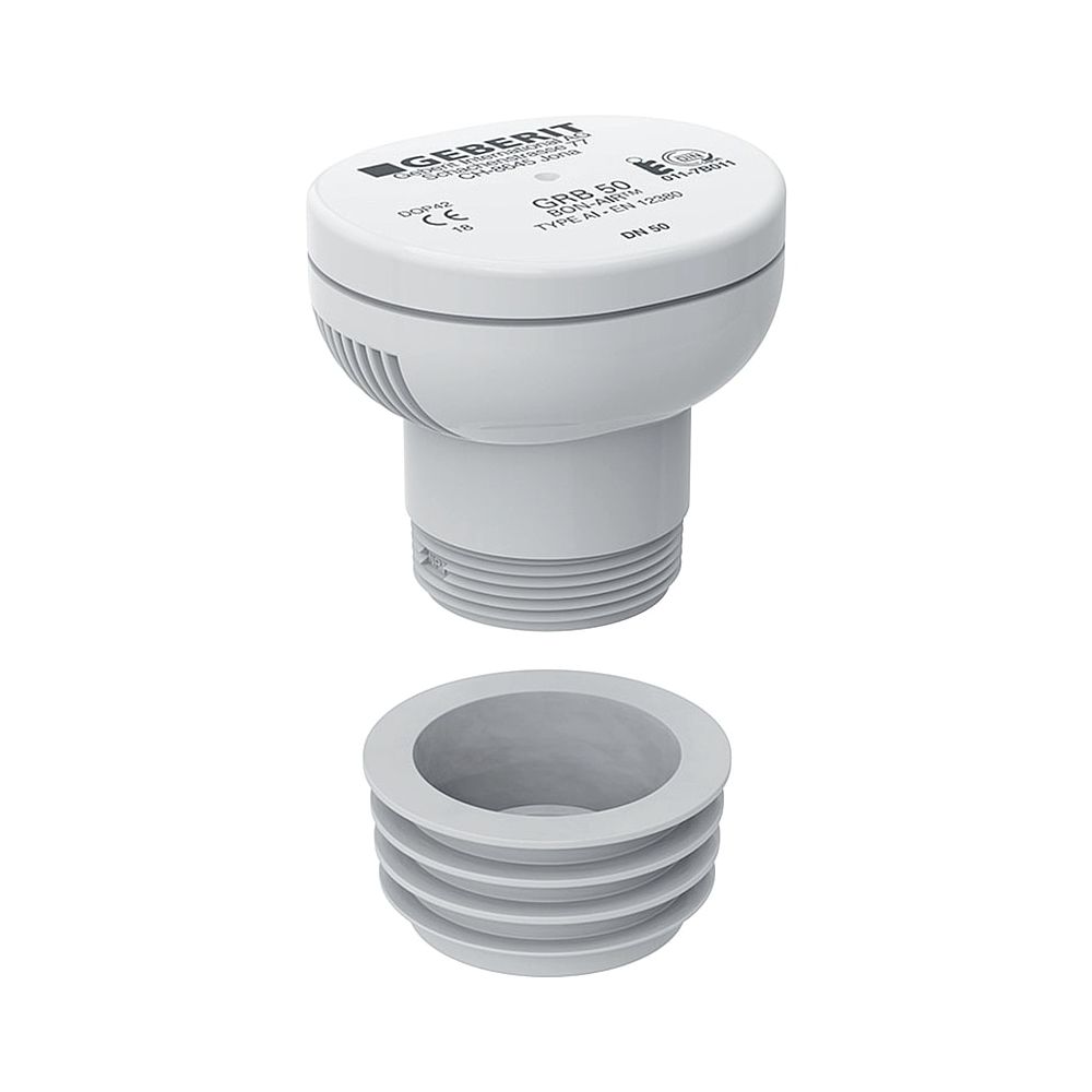 Geberit Belüftungsventil GRB50, für Entwässerungssysteme Außendurchmesser 50mm... GEBERIT-359900001 4025416352105 (Abb. 1)
