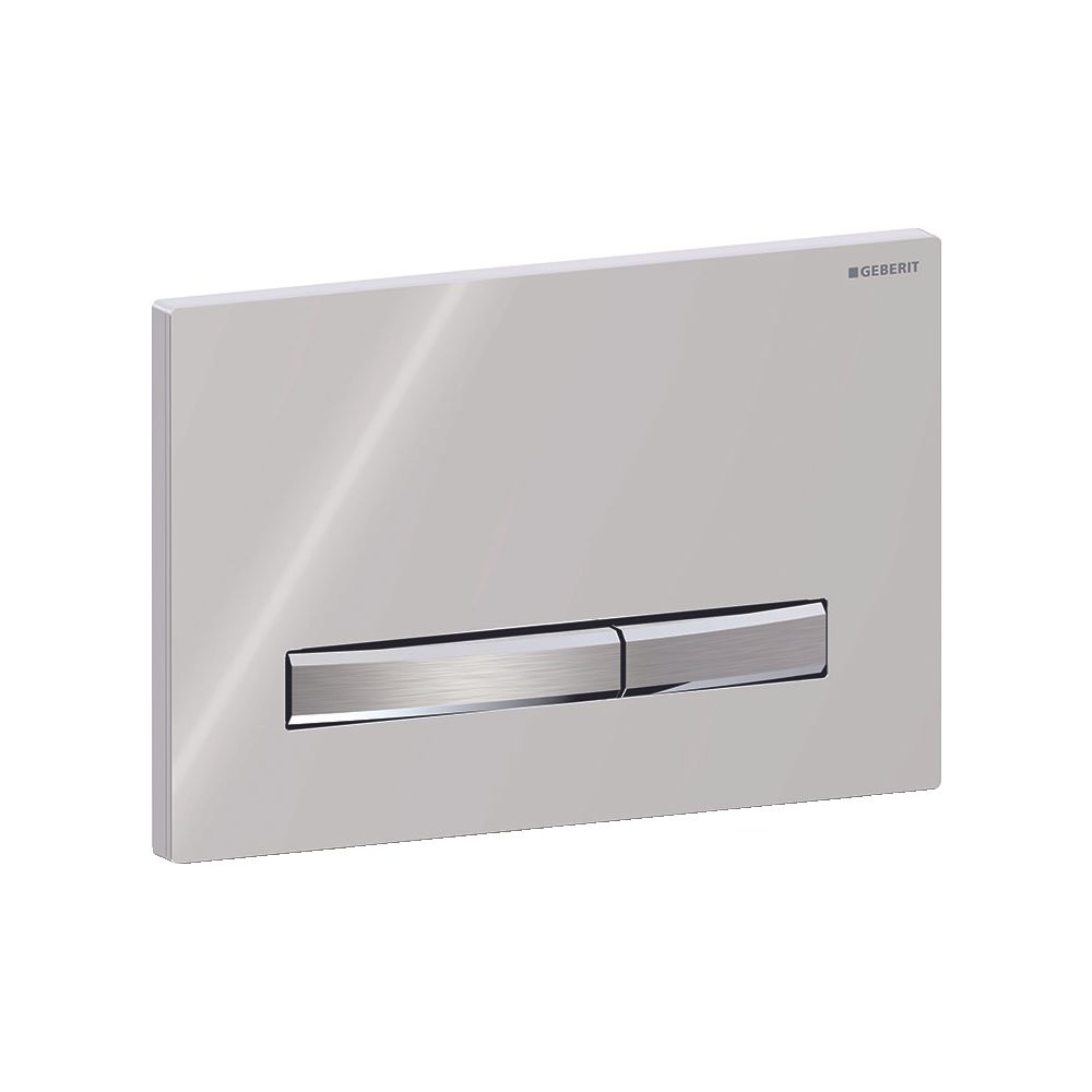 Geberit Drückerplatte Sigma50, 2-Mengen-Spülung, Square, Hochglanz verchromt, Metall... GEBERIT-115788212 4025416454373 (Abb. 4)