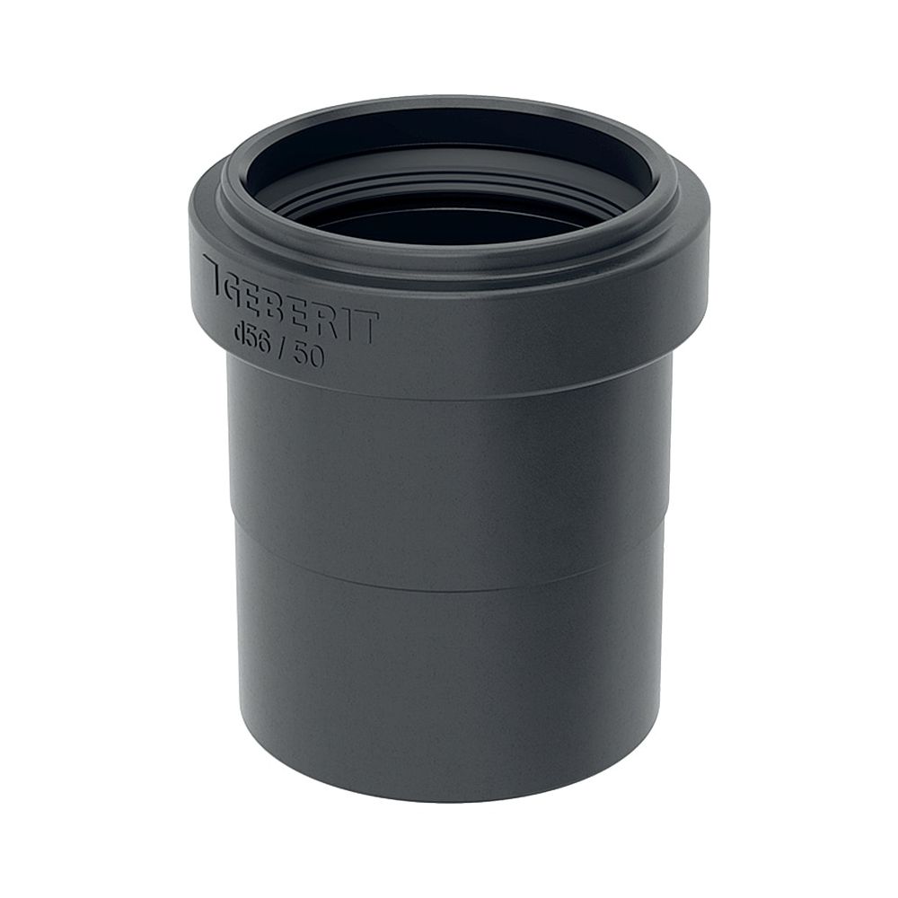 Geberit Silent db20 Anschlusssteckmuffe reduziert d 56mm, di 50mm... GEBERIT-305040143 4025416354307 (Abb. 1)