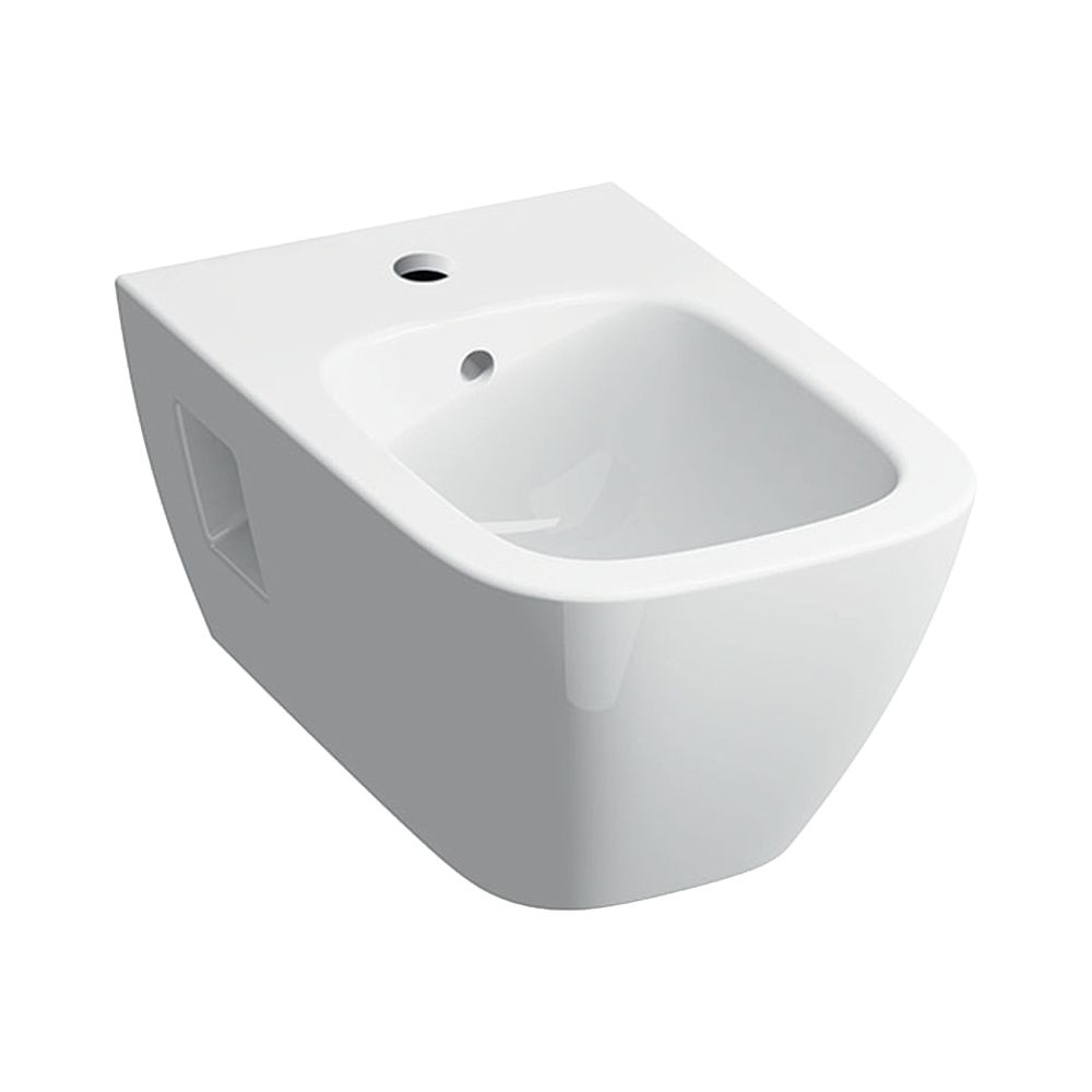 Geberit Renova Plan Wandbidet teilgeschlossene Form, Tiefe 54cm, Überlauf sichtbar, ... GEBERIT-500380011 4025416211730 (Abb. 1)