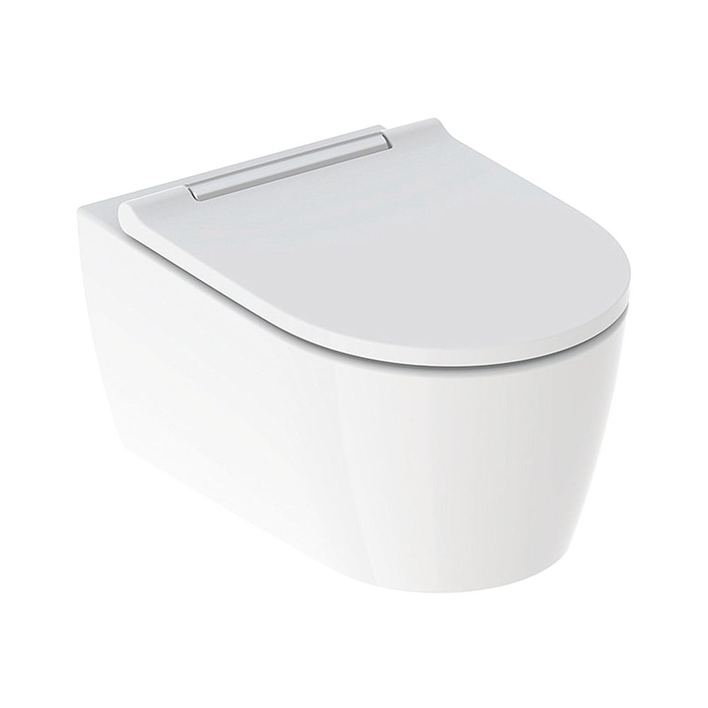 Geberit ONE Set Wand-WC Tiefspüler, geschlossene Form, TurboFlush, mit WC-Sitz, Hoch... GEBERIT-500202011 4025416301660 (Abb. 1)