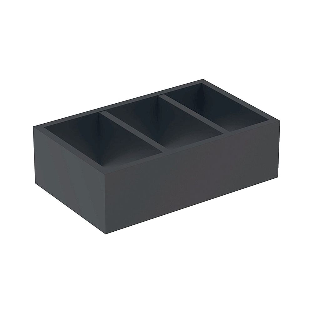 Geberit Schubladeneinsatz H-Unterteilung, für untere Schublade, 32,3x9,8x20cm, Lava/... GEBERIT-500676001 4025416140825 (Abb. 1)