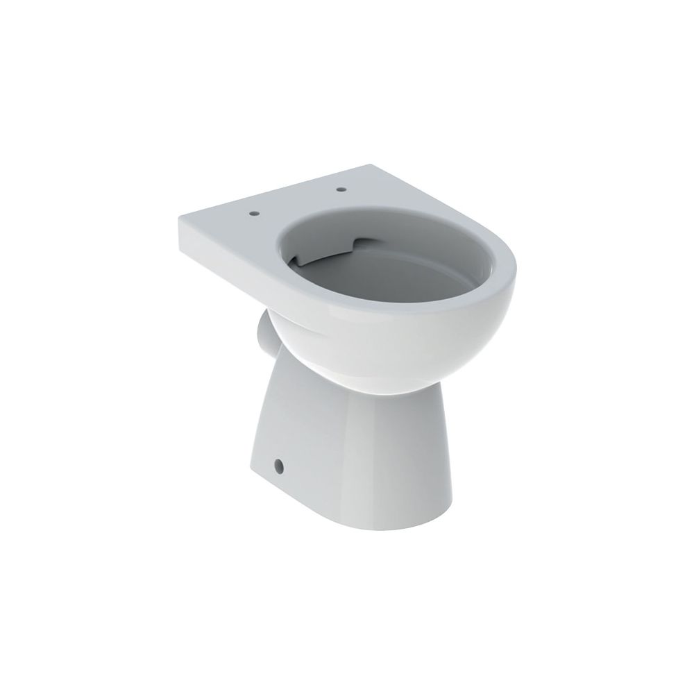 Geberit Renova Stand-WC Tiefspüler, Abgang horizontal, teilgeschlossene Form, Rimfre... GEBERIT-500480018 4025410637246 (Abb. 2)