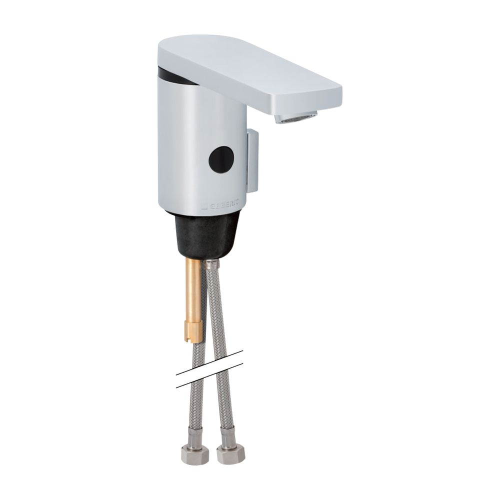 Geberit Typ 186 Waschtischarmatur Batteriebetrieb, mit Mischer, Griff, Hochglanz ver... GEBERIT-116256211 4025416741831 (Abb. 2)
