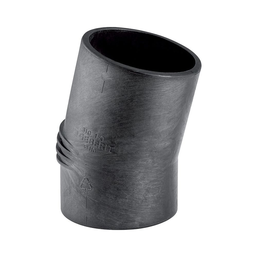 Geberit Silent db20 Bogen 15 Grad, Außendurchmesser 56mm... GEBERIT-305150141 4025416084341 (Abb. 1)