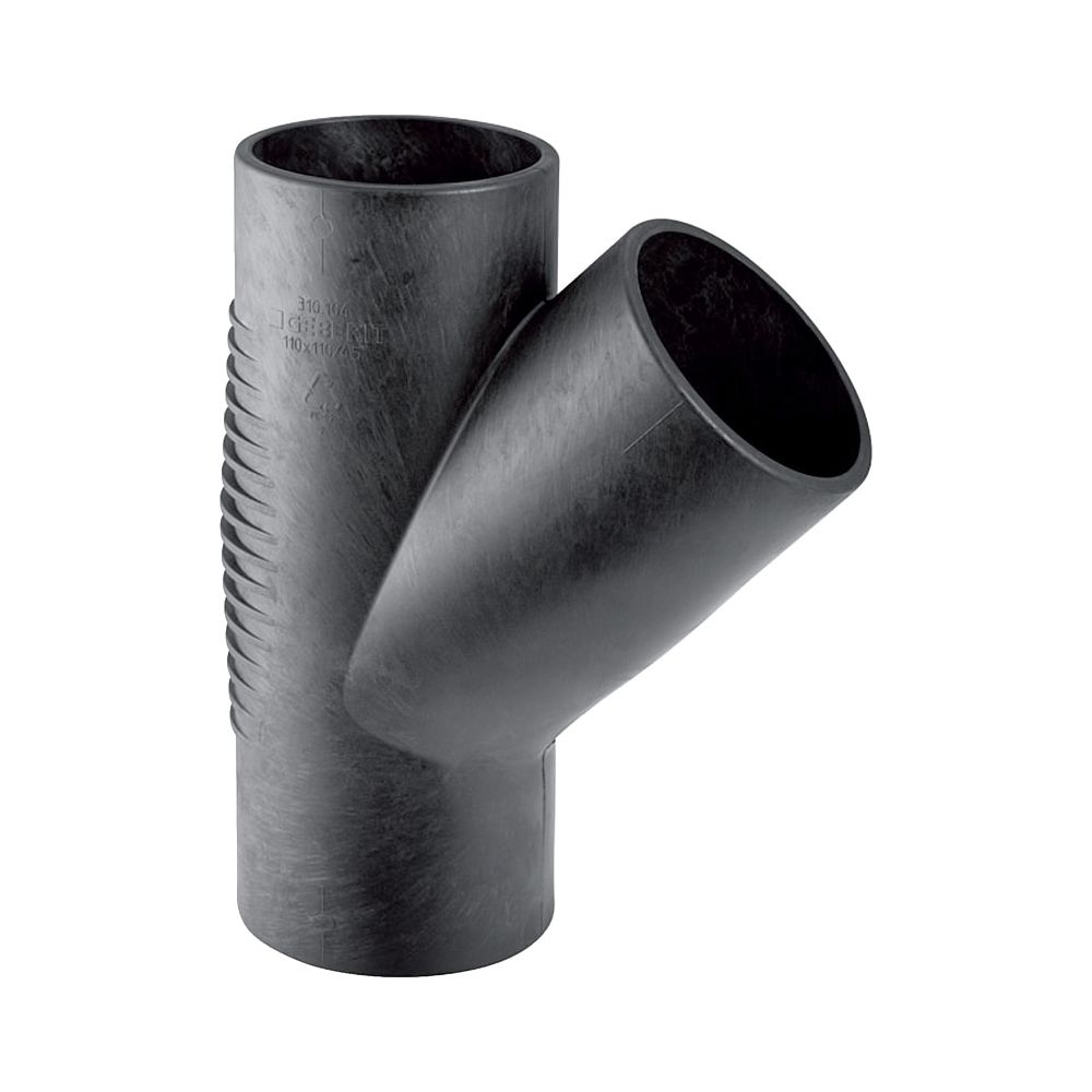 Geberit Silent db20 Abzweig 45 Grad d 110mm, d1 110mm... GEBERIT-310104141 4025416085188 (Abb. 1)