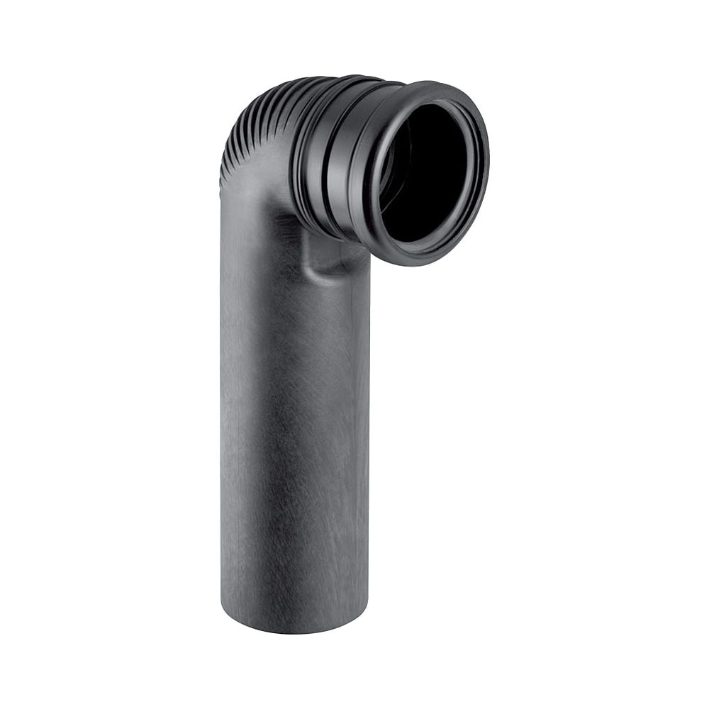 Geberit Silent db20 Anschlussbogen 90 Grad verlängert, mit kleinem Radius d 90mm, d1... GEBERIT-308883141 4025416151364 (Abb. 1)