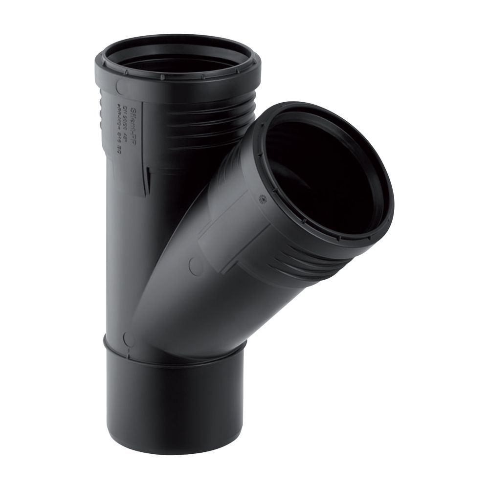 Geberit Silent-PP Abzweig 45 Grad Außendurchmesser Außendurchmesser 75mm, d1 40mm... GEBERIT-390331141 4025416936770 (Abb. 2)
