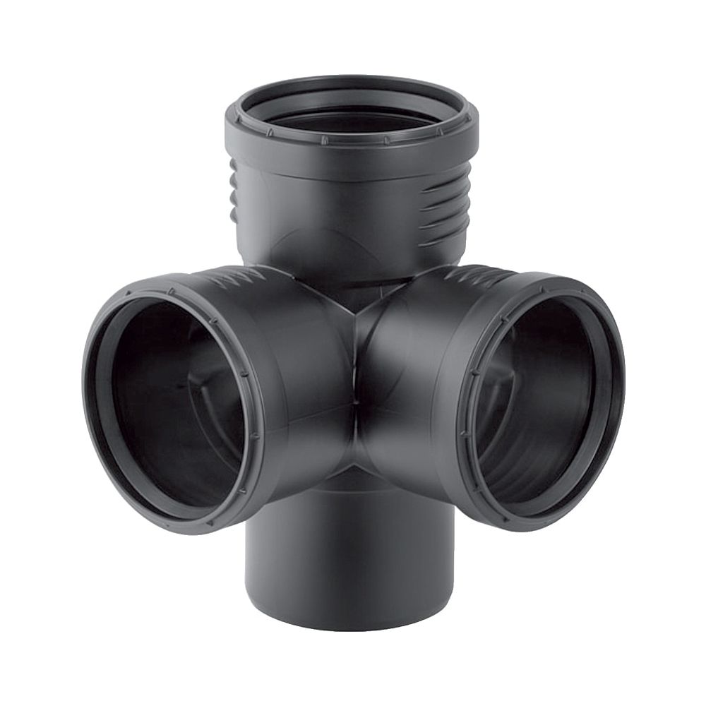 Geberit Silent-PP Eckabzweig 87,5 Grad Außendurchmesser Außendurchmesser 90mm, d1 90... GEBERIT-390459141 4025416937135 (Abb. 1)