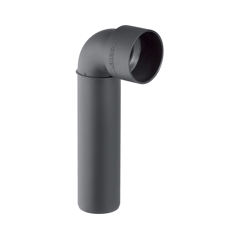 Geberit Silent-PP Anschlussbogen 90 Grad Außendurchmesser lang Außendurchmesser 40mm... GEBERIT-390186141 4025416936190 (Abb. 1)