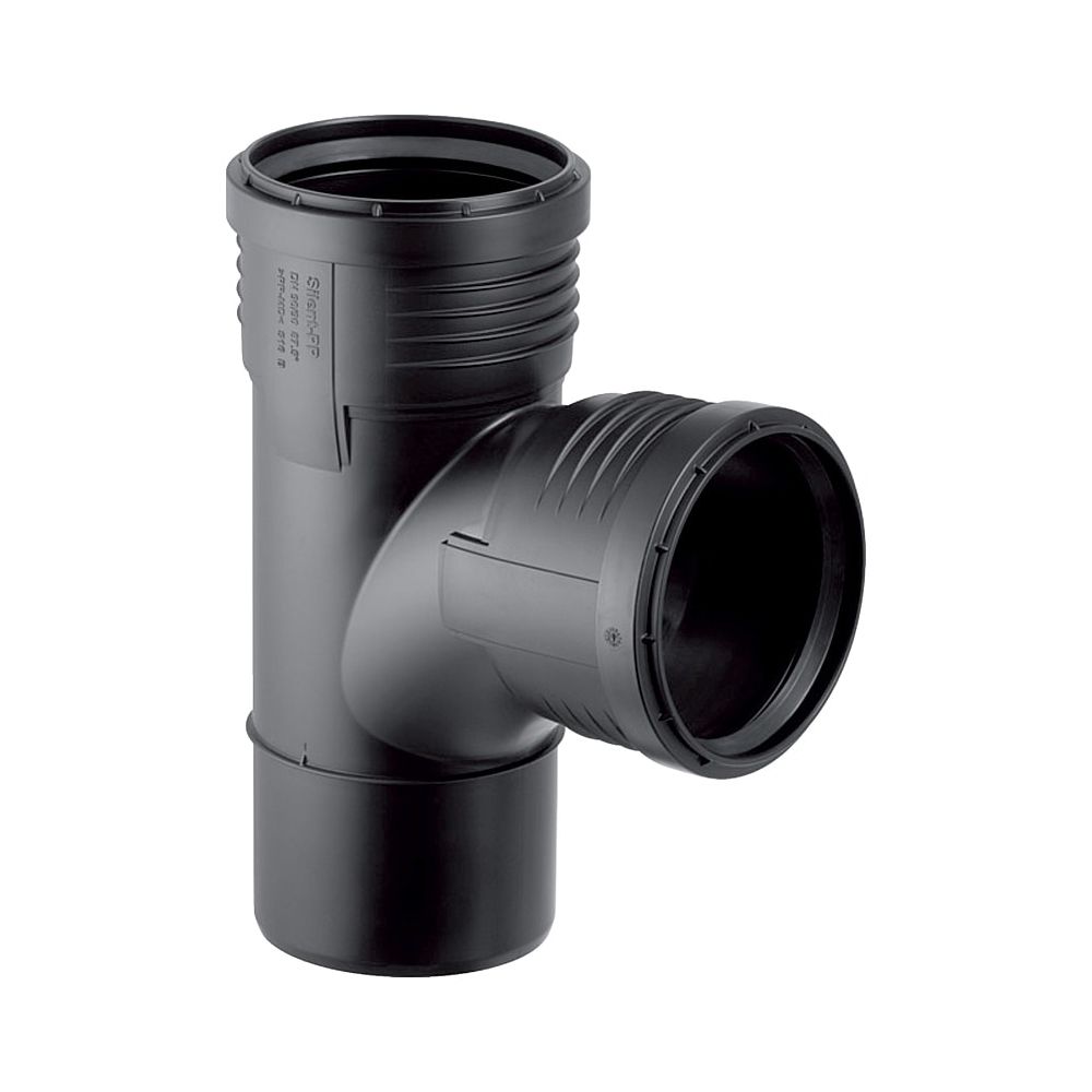 Geberit Silent-PP Bogenabzweig 87,5 Grad Außendurchmesser 110mm, d1 110mm... GEBERIT-390555141 4025416937524 (Abb. 1)
