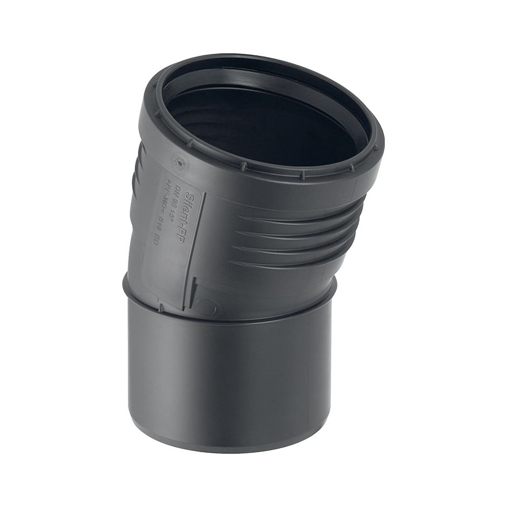 Geberit Silent-PP Bogen 15 Grad, Außendurchmesser 160mm... GEBERIT-390720141 4025416084068 (Abb. 1)