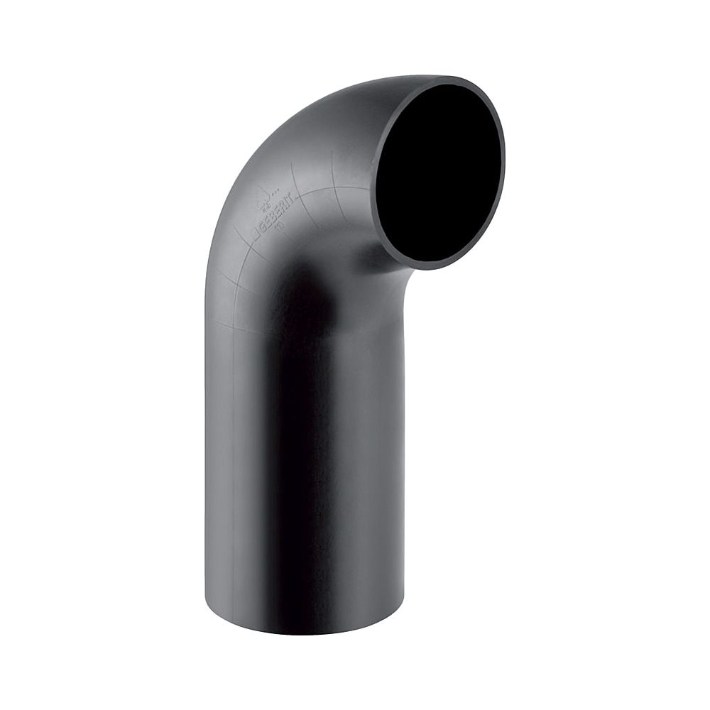 Geberit PE Bogen mit langem Schenkel 90 Grad, Außendurchmesser 40mm... GEBERIT-360055161 4025416021575 (Abb. 1)