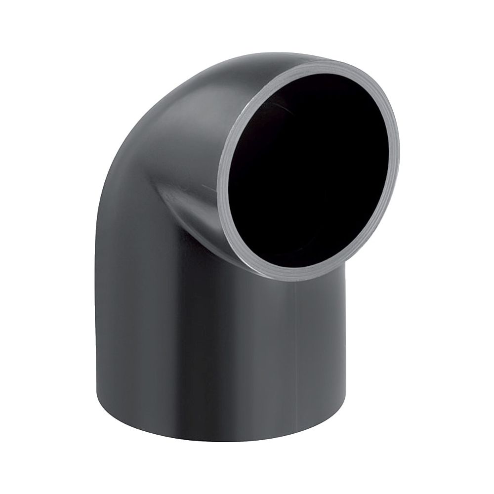 Geberit PE Bogen 90 Grad reduziert, mit langem Schenkel, kleinem Radius 90 Grad, Auß... GEBERIT-363062161 4025416024453 (Abb. 1)