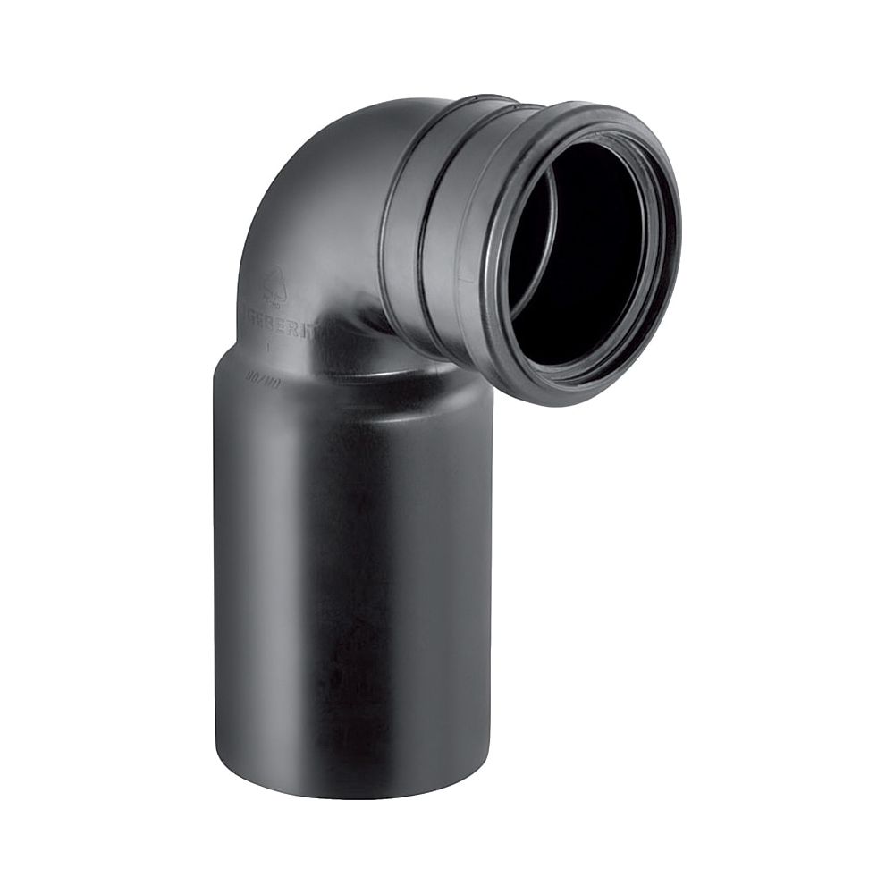 Geberit PE Anschlussbogen 90 Grad für Wand-WC Außendurchmesser 110mm... GEBERIT-367070161 4025416160946 (Abb. 1)
