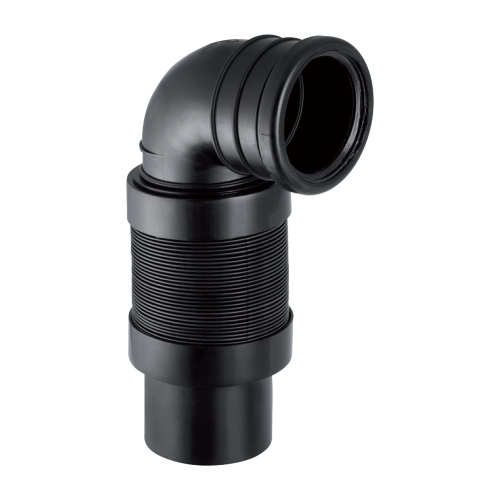 Geberit PE Anschlussbogen 90 Grad für WC, ausziehbar Außendurchmesser 110mm... GEBERIT-241525001 4025416725725 (Abb. 2)